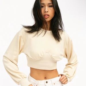 Sabo Skirt Underwire Cropped Top in Butterscotch